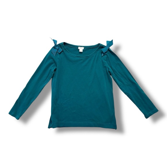 Crewcuts | Long Sleeve Shoulder Bow T-Shirt (10) - Picture 1 of 5